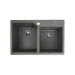 VALESO HARMONY 7850 Granite Kitchen Sink, Matte Gray Monsoon - Фото №1
