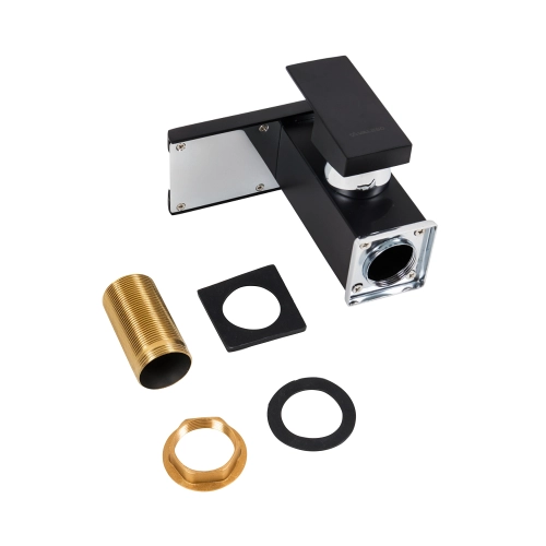 Смеситель для раковины светодиодный VALESO NSB013 черный - Фото № 3