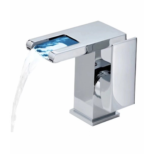 Смеситель для раковины светодиодный VALESO NSB016 хром - Фото № 4