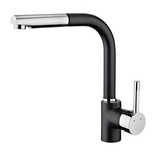 Смеситель кухонный с выдвижной воронкой VALESO Q411MB - Фото № 2