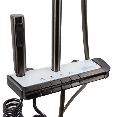 Душевая колонна VALESO NSK078 PVD черная с индикатором температуры - Фото № 2