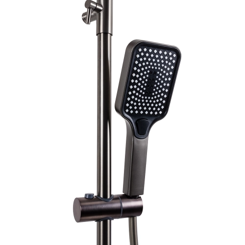 Душевая колонна VALESO NSK078 PVD черная с индикатором температуры - Фото № 3