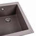 Гранитная мойка для кухни VALESO 4150 SOKIL матовая Дюна - Фото № 2