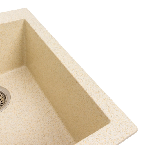 Гранитная мойка для кухни VALESO SOKIL 4150 матовая Песок - Фото № 2