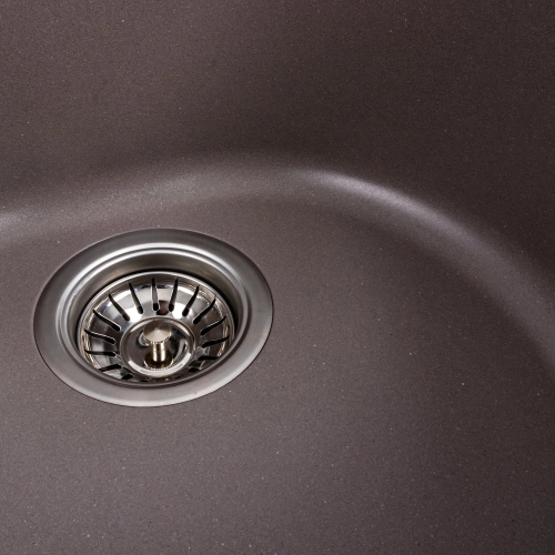 Гранитная мойка для кухни VALESO LUNA 510 матовая Дюна - Фото № 12