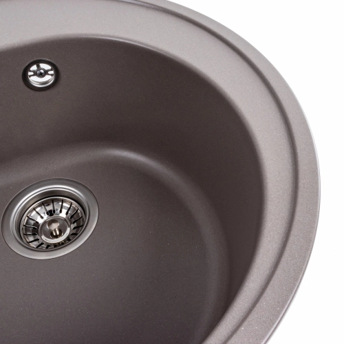 Гранитная мойка для кухни VALESO LUNA 510 матовая Дюна - Фото № 7