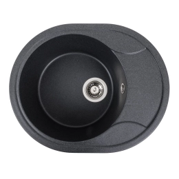 Гранитная мойка для кухни VALESO ONYX 5847 матовая Карбон