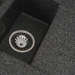 Гранитная мойка для кухни VALESO TOSKANA 7850W матовая Графит - Фото № 4