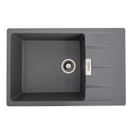 Гранитная мойка для кухни VALESO ROMA 7850 матовая Серый муссон