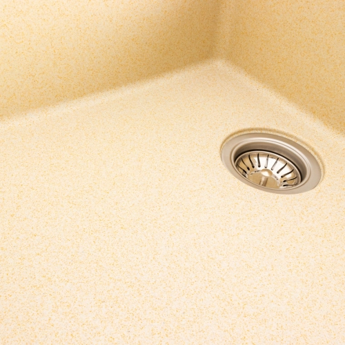 Гранитная мойка для кухни VALESO ROMA 7850 матовая Песок - Фото № 2