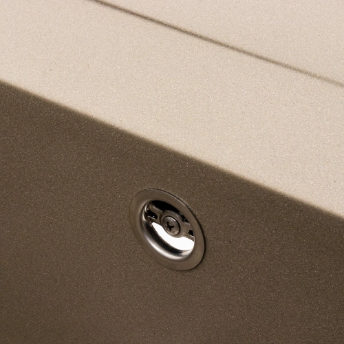 Гранитная мойка для кухни VALESO CASCADA 7050 матовая Титан - Фото № 3