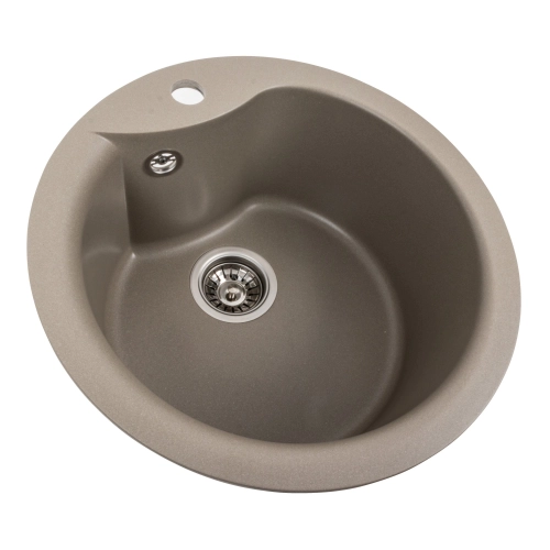 Гранитная мойка для кухни VALESO TURAS 480 матовая Титан - Фото № 5