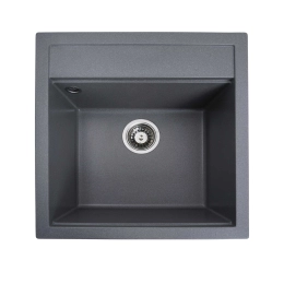 Гранитная мойка для кухни VALESO FIESTA 5149 матовая Серый муссон