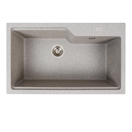 Гранитная мойка для кухни VALESO NIKA 7545 матовая Серая