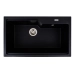 VALESO NIKA 7545 Granite Kitchen Sink, Matte Metallic Black - Фото № 6