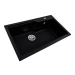 VALESO NIKA 7545 Granite Kitchen Sink, Matte Metallic Black - Фото № 1