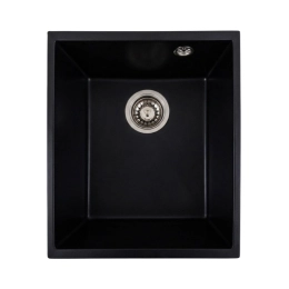 Гранитная мойка для кухни VALESO ROXY 3744 матовая Черная