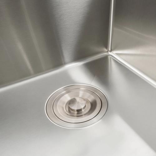 Кухонная мойка нержавейка 40*50 VALESO Handmade (сифон круглый 3,0/0,8) - Фото № 4