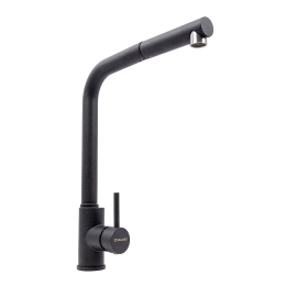 Кухонный смеситель с выдвижной лейкой VALESO Q411B Карбон