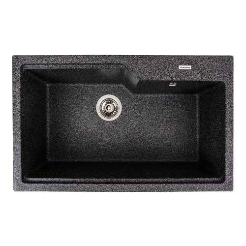 Гранитная мойка для кухни VALESO NIKA 7545 матовая Графит