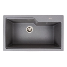 Гранитная мойка для кухни VALESO NIKA 7545 матовая Серый муссон