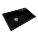 VALESO NIKA 7545 Granite Kitchen Sink, Matte Black - Фото № 1