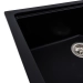 VALESO NIKA 7545 Granite Kitchen Sink, Matte Black - Фото № 3