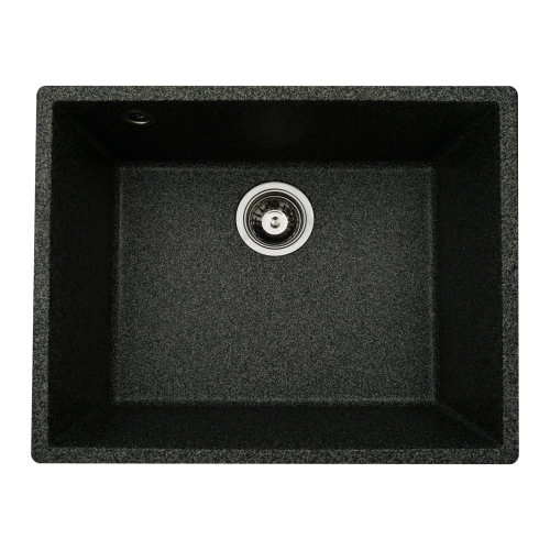 Гранитная мойка для кухни VALESO OASIS 5444 матовая Графит - Фото № 1