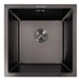 Кухонная мойка PVD черная 44*44 VALESO Handmade монтаж под столешницу (3.0/0.8)