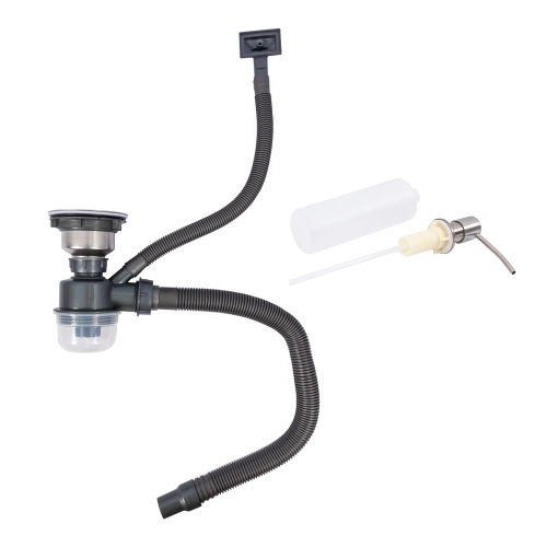 Кухонная мойка 50*45 нержавейка VALESO Handmade (сифон круглый, 3,0/0,8) - Фото № 5