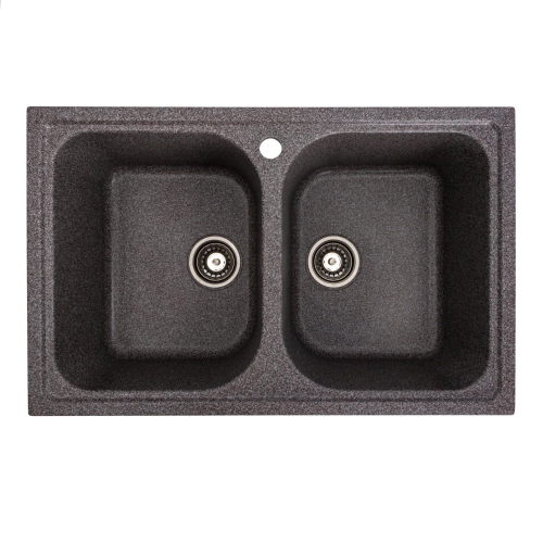 Гранитная мойка для кухни VALESO EQUATORIA 7950 матовая Микс - Фото № 2