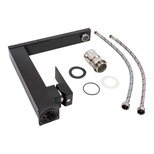 Смеситель кухонный VALESO 30 FHP (8569S) матовый Черный - Фото № 2