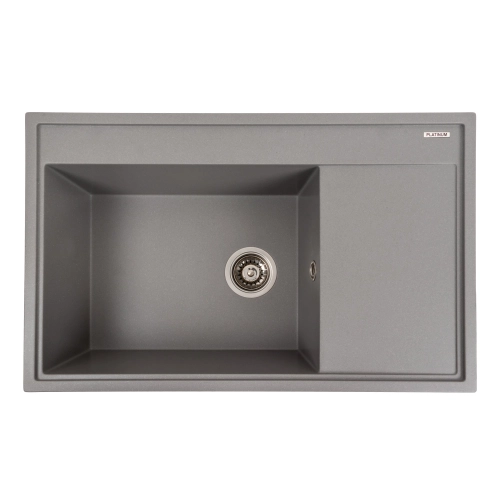 VALESO AZURIT 7950 Granite Kitchen Sink, Matte Grey Monsoon