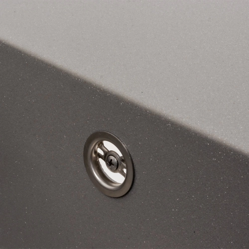 VALESO AZURIT 7950 Granite Kitchen Sink, Matte Grey Monsoon - Фото № 4