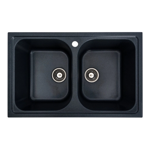 Гранитная мойка для кухни VALESO EQUATORIA 7950 матовая Антрацит