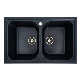 Гранитная мойка для кухни VALESO EQUATORIA 7950 матовая Антрацит