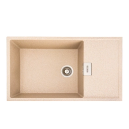 VALESO DIAMOND 8650 Granite Kitchen Sink, Matte Safari