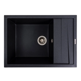 Гранитная мойка для кухни VALESO CASCADA 7050 матовая Карбон