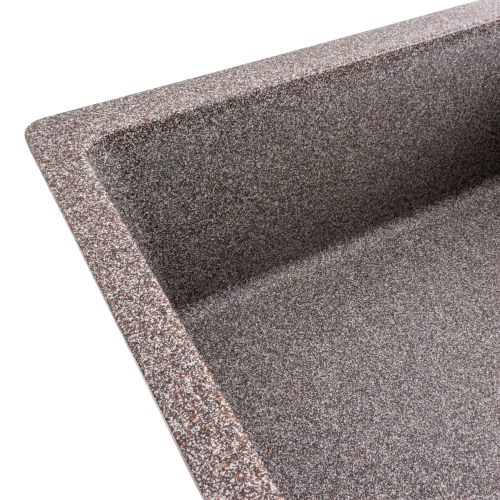 Гранитная мойка для кухни VALESO ROMA 7850 матовая Микс - Фото № 1