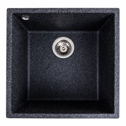 Гранитная мойка для кухни VALESO RUBA 4040 матовая Графит