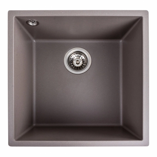 Гранитная мойка для кухни VALESO 4040 RUBA матовая Дюна - Фото № 1