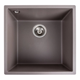 Гранитная мойка для кухни VALESO 4040 RUBA матовая Дюна