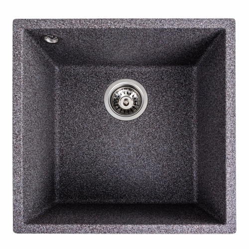 Гранитная мойка для кухни VALESO 4040 RUBA матовый микс