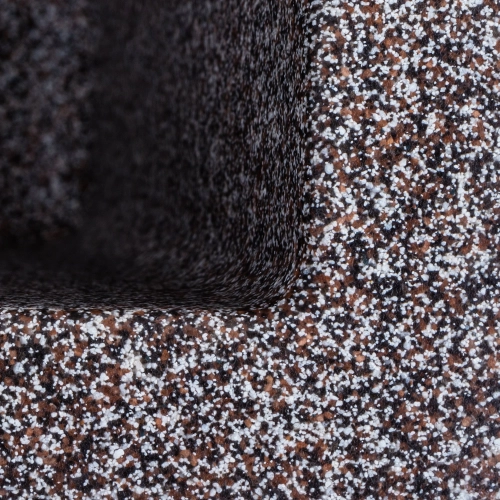 Гранитная мойка для кухни VALESO 4040 RUBA матовый микс - Фото № 6