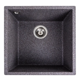 Гранитная мойка для кухни VALESO 4040 RUBA матовый микс