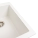 VALESO SOKIL 4150 Granite Kitchen Sink, Matte Snow White - Фото № 2
