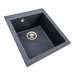 Гранитная мойка для кухни VALESO SOKIL 4150 матовая Графит - Фото № 1