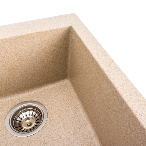 VALESO SOKIL 4150 Granite Kitchen Sink, Matte Safari - Фото № 2