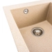 VALESO SOKIL 4150 Granite Kitchen Sink, Matte Safari - Фото № 3