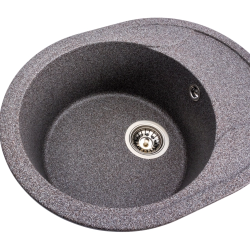 Гранитная мойка для кухни VALESO ONYX 5847 матовая Микс - Фото № 3
